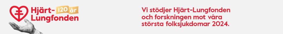 Vi stödjer Hjärt-Lungfonden och forskningen mot våra största folksjukdomar 2024